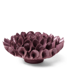 JA02 Violet Blue Cornel Dahlia - Chive Ceramics Studio - Ceramic Flowers - Chive Ceramics Studio