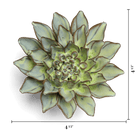 Green Aster ceramic wall flower  — Japan collection — designed in Toronto by Chive Studio