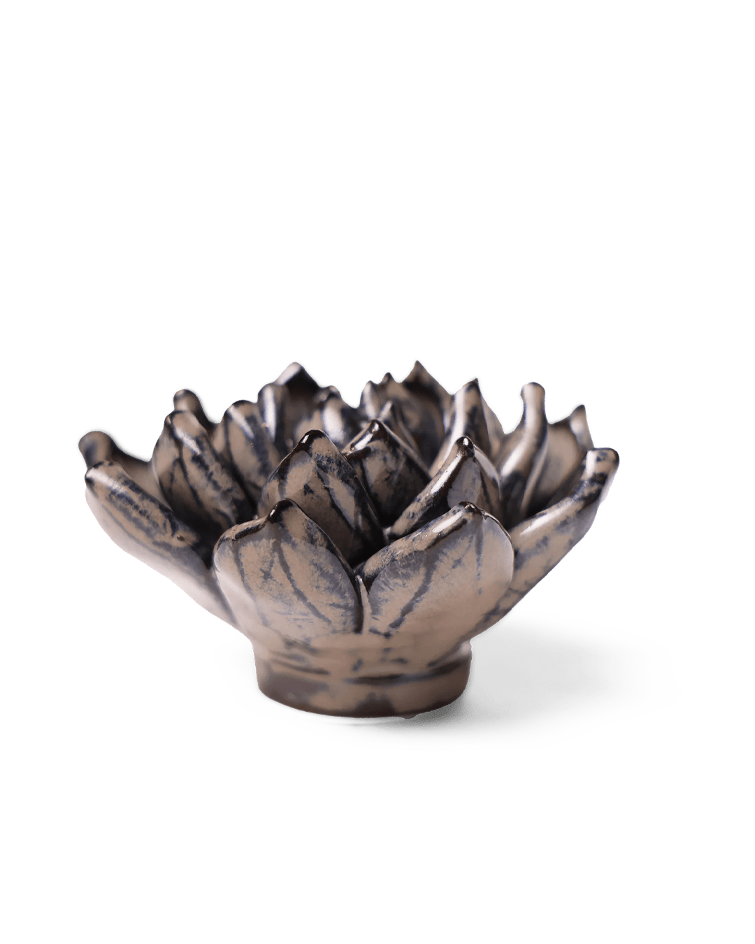 JA08 Latte Lola Echeveria - Chive Ceramics Studio - Ceramic Flowers - Chive Ceramics Studio