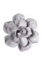Cement Aqualla Gardenia ceramic wall flower  — Japan collection — designed in Toronto by Chive Studio
