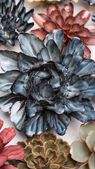 Navy Sorbet Peony - Chive Ceramics Studio - Ceramic Flowers - Chive Ceramics Studio