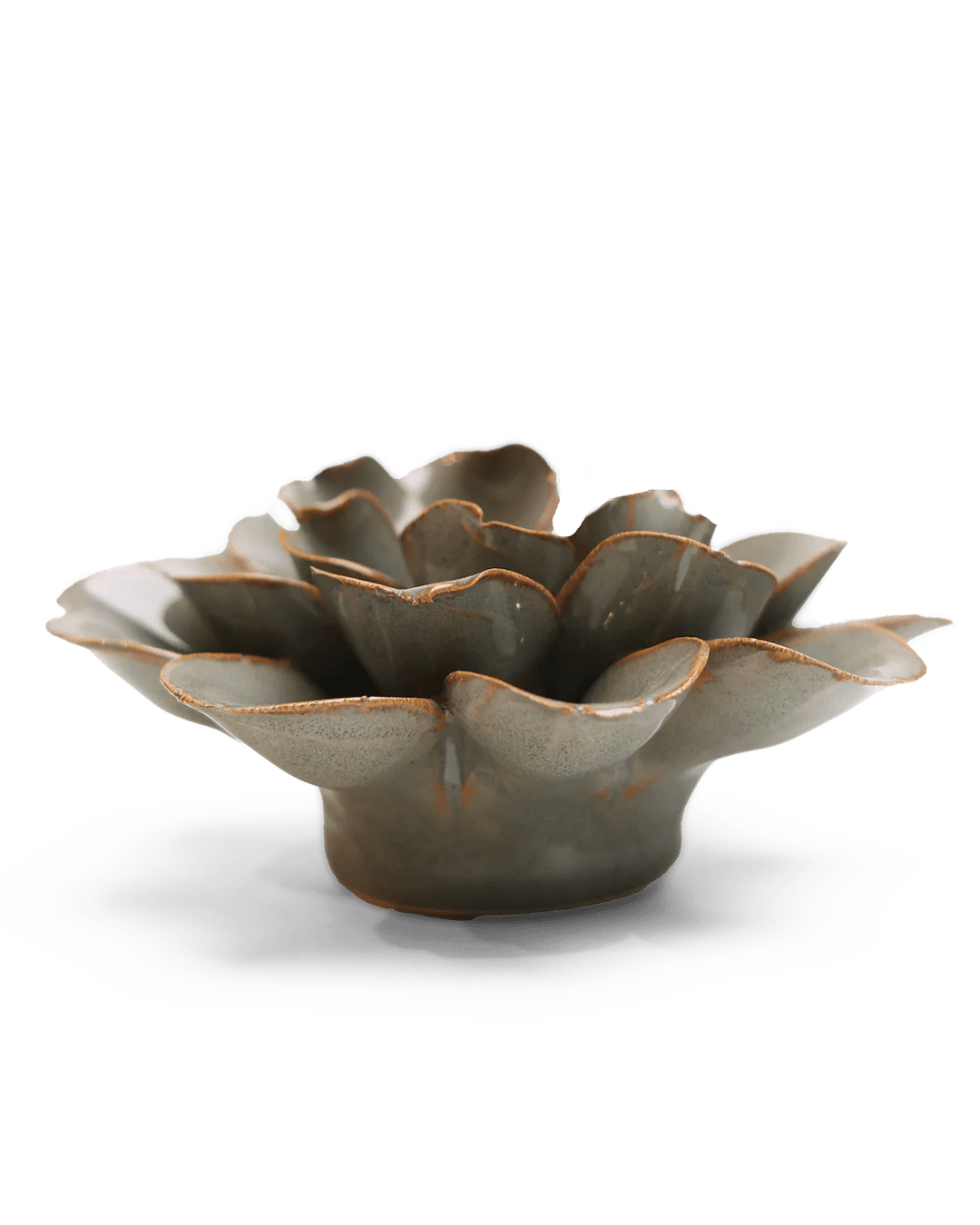 JA13 Moss Grey Oxeye Daisy - Chive Ceramics Studio - Ceramic Flowers - Chive Ceramics Studio