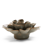 JA13 Moss Grey Oxeye Daisy - Chive Ceramics Studio - Ceramic Flowers - Chive Ceramics Studio