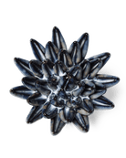 JA16 Navy Blue Chalksticks Succulent - Chive Ceramics Studio - Ceramic Flowers - Chive Ceramics Studio