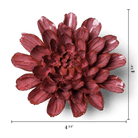 Blush Pink Star Dahlia ceramic wall flower  — Japan collection — designed in Toronto by Chive Studio