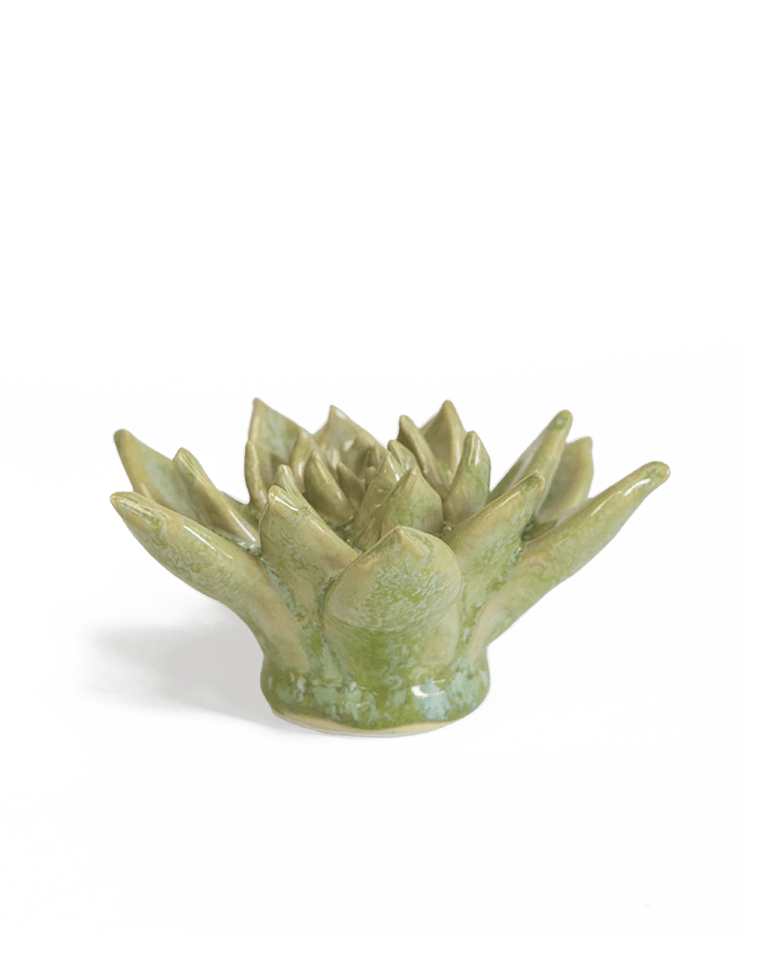 JA20 Pea Green Ghost Succulent - Chive Ceramics Studio - Ceramic Flowers - Chive Ceramics Studio