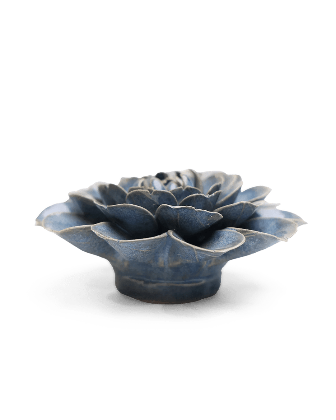 Blue Marigold ceramic wall flower  — Japan collection — designed in Toronto by Chive Studio