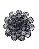 JA25 Navy Dinner Plate Dahlia - Chive Ceramics Studio - Ceramic Flowers - Chive Ceramics Studio