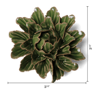 Avocado Green Sorbet Peony - Chive Ceramics Studio - Ceramic Flowers - Chive Ceramics Studio