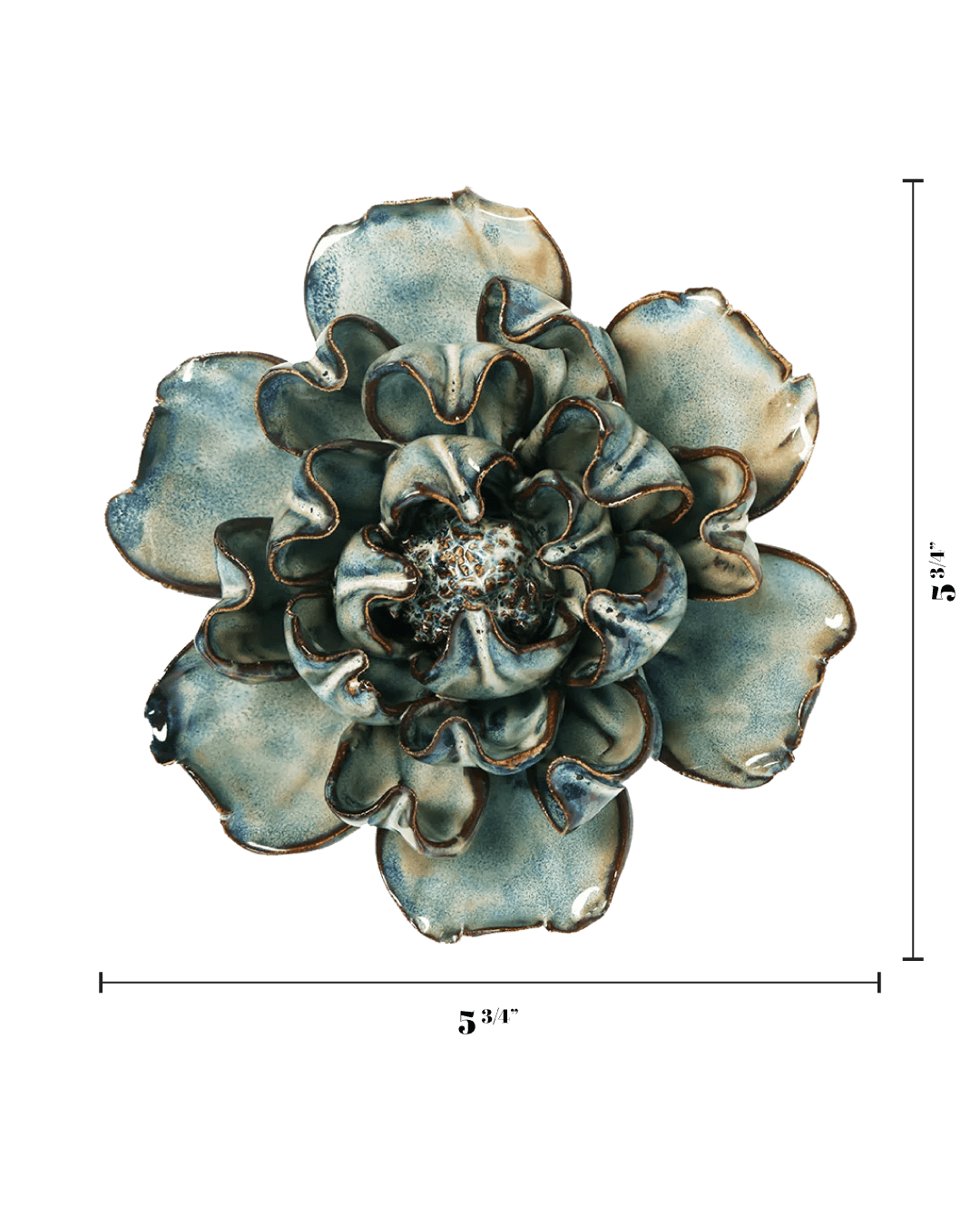 Lisianthus ceramic wall flower — Japan collection - Chive Ceramics Studio