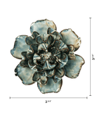 Lisianthus ceramic wall flower — Japan collection - Chive Ceramics Studio