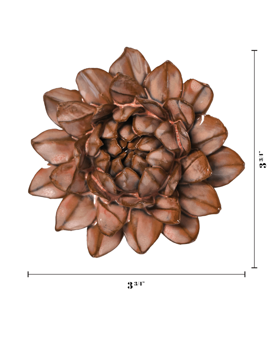 Protea ceramic wall flower — Japan collection — Chive Ceramics Studio