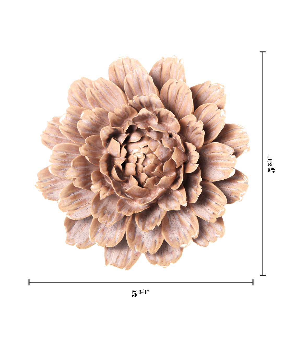Marigold ceramic wall flower — Japan collection - Chive Ceramics Studio