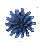 Cornflower ceramic wall flower — Japan collection - Chive Ceramics Studio