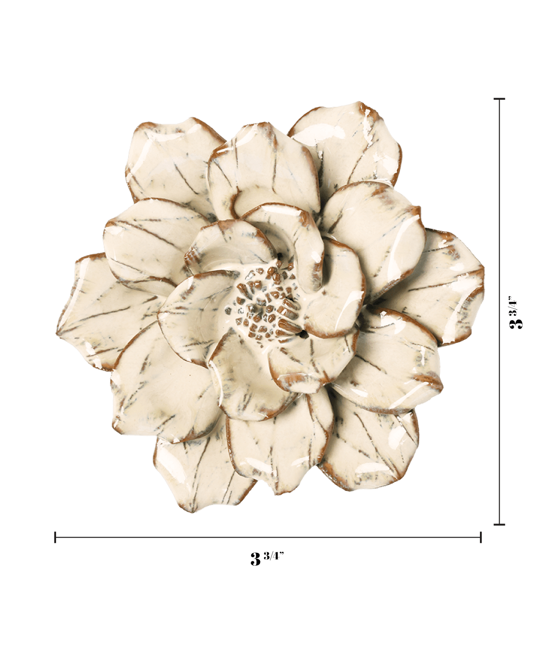 Cosmos ceramic wall flower — Japan collection — Chive Ceramics Studio