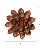 Sunflower ceramic wall flower — Japan collection - Chive Ceramics Studio