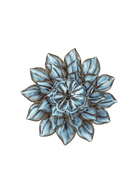 Aster ceramic wall flower - Japan collection - Chive Ceramics Studio