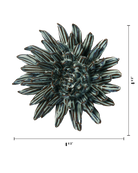 Blue Mum ceramic wall flower - Japan collection - Chive Ceramics Studio