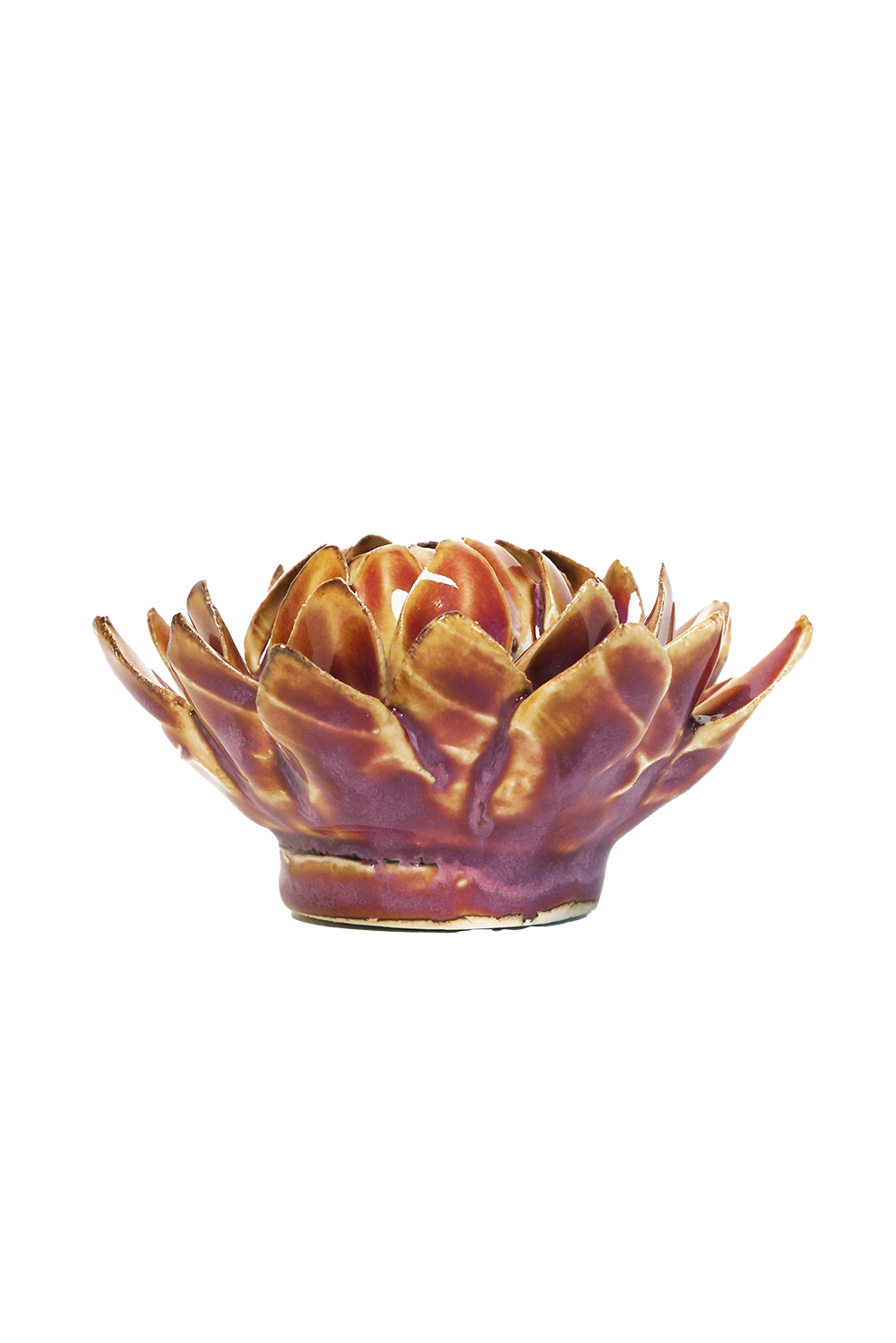 Caramel Protea ceramic wall flower - Japan collection - Chive Ceramics Studio