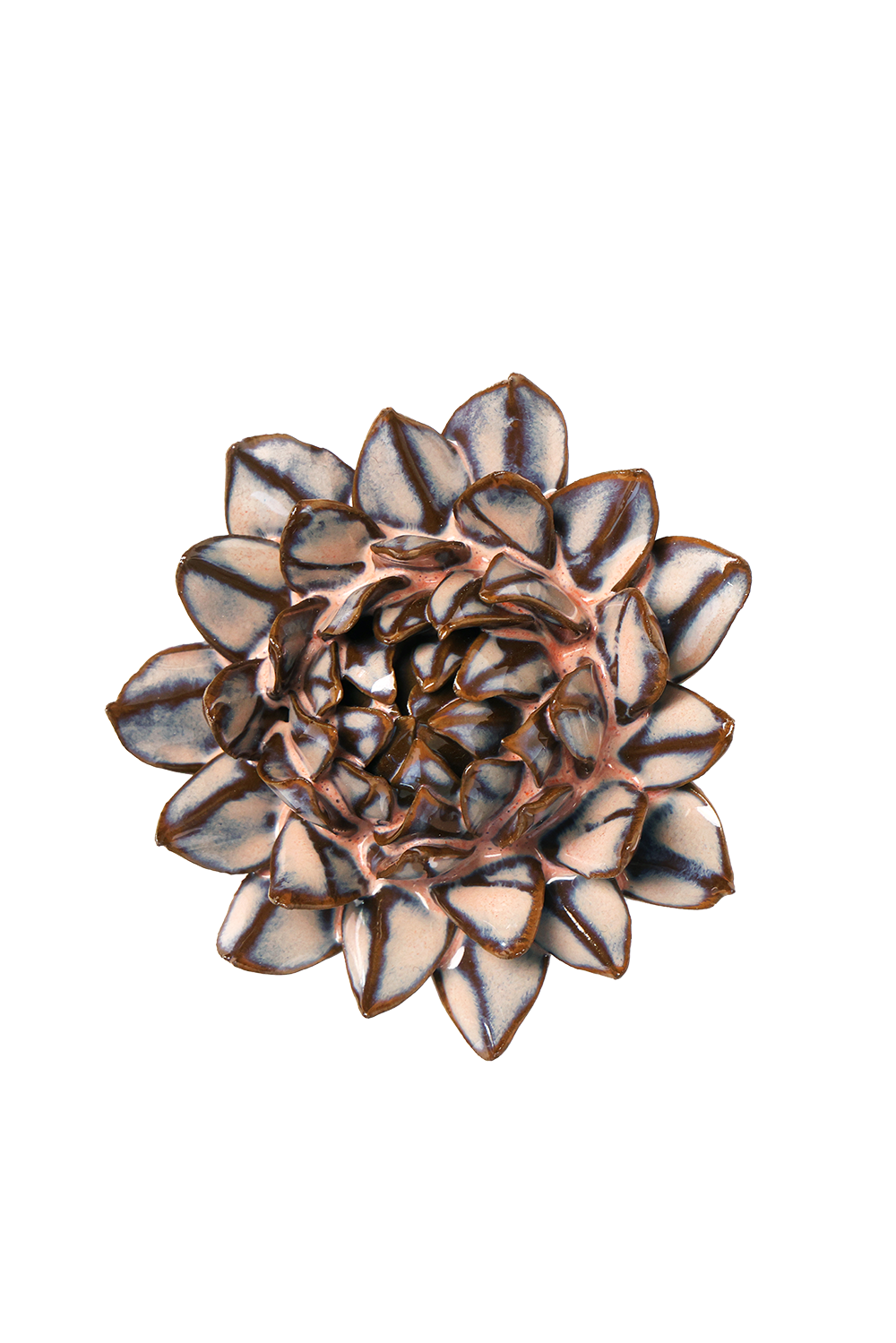 Blue Protea ceramic wall flower - Japan collection - Chive Ceramics Studio