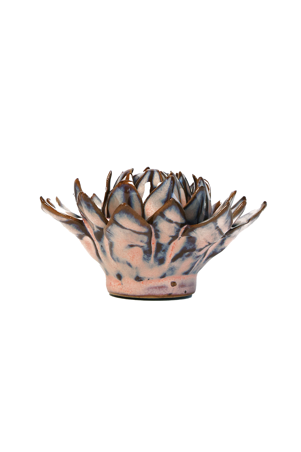 Blue Protea ceramic wall flower - Japan collection - Chive Ceramics Studio
