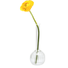 Jeanie Glass Modern Clear Flower Vase - Chive Ceramics Studio - Vases - Chive Ceramics Studio