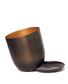 Joe Metal Pot With Drainage Hole | 3 & 5 inch - Chive Ceramics Studio - Pots - Chive Ceramics Studio