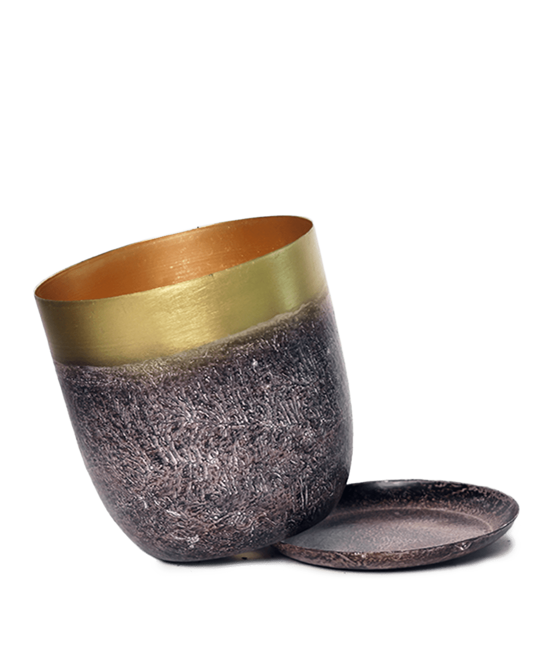 Joe Metal Pot With Drainage Hole | 3 & 5 inch - Chive Ceramics Studio - Pots - Chive Ceramics Studio