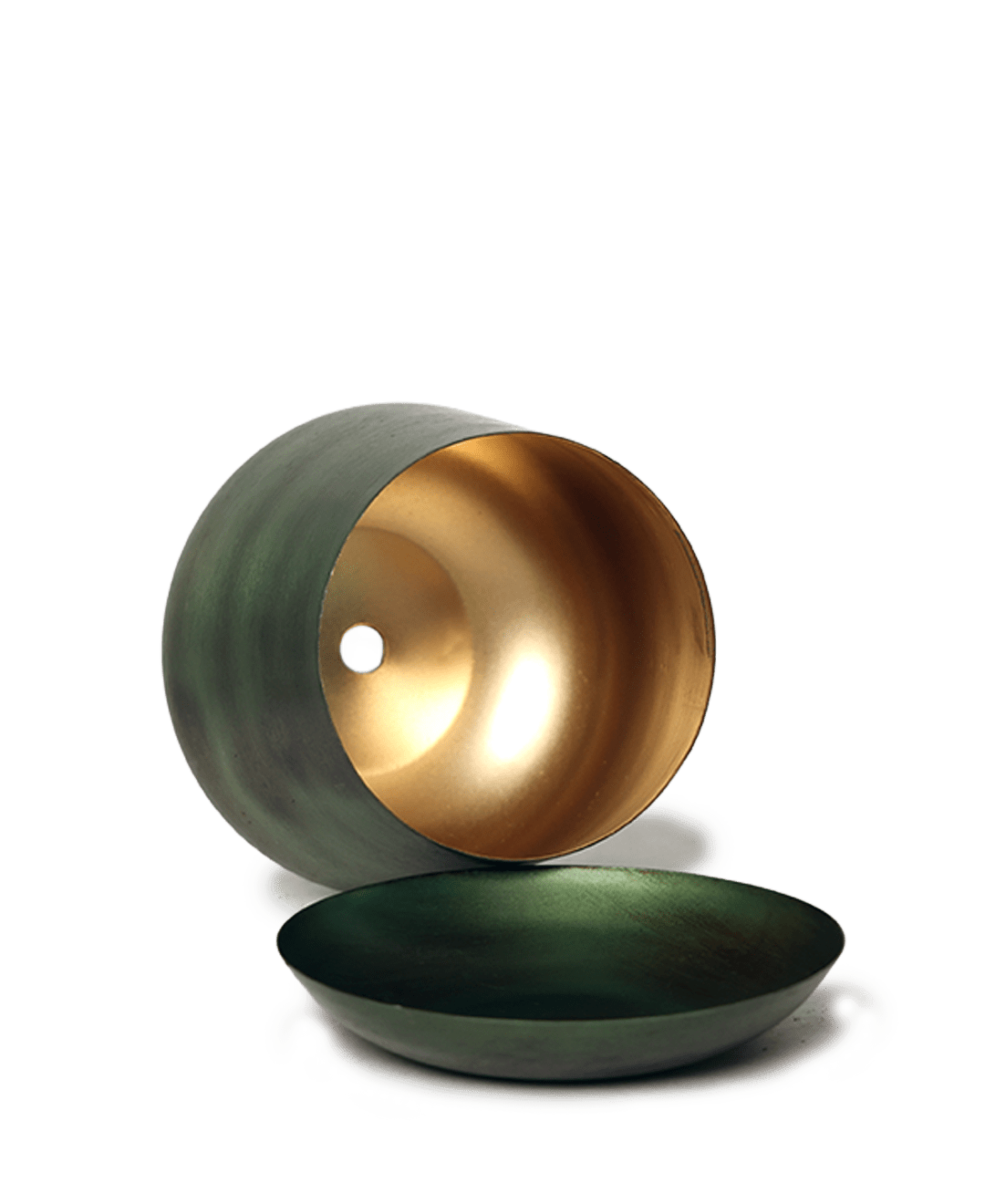 Joe Metal Pot With Drainage Hole | 3 & 5 inch - Chive Ceramics Studio - Pots - Chive Ceramics Studio