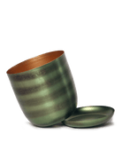 Joe Metal Pot With Drainage Hole | 3 & 5 inch - Chive Ceramics Studio - Pots - Chive Ceramics Studio