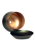 Joe Metal Pot With Drainage Hole | 3 & 5 inch - Chive Ceramics Studio - Pots - Chive Ceramics Studio