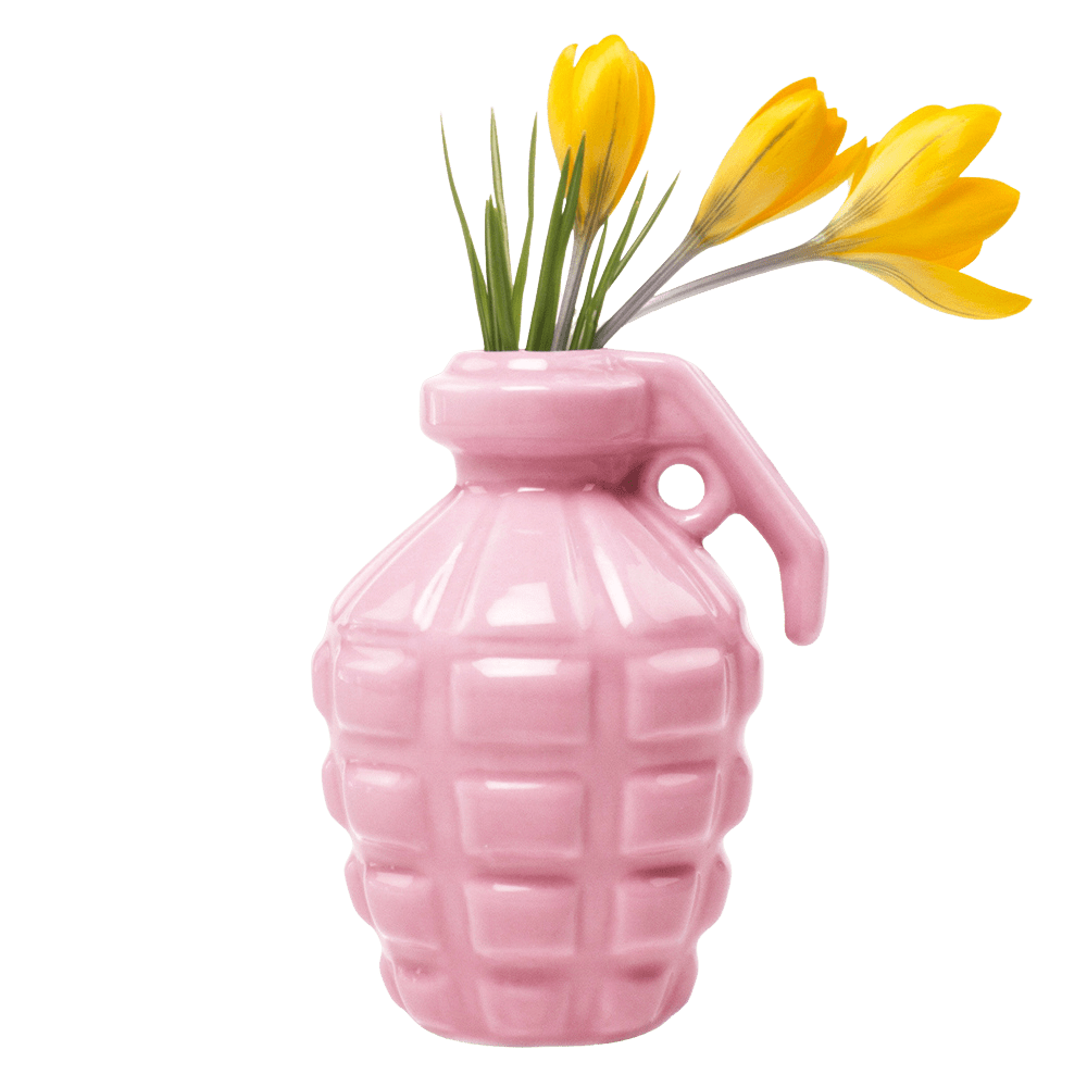 Kapow Ceramic Grenade Flower Vase Unique - Chive Ceramics Studio - Vases - Chive Ceramics Studio