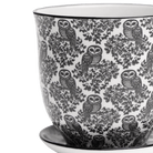 Liberte Porcelain Pot And Saucer 3.25" - Chive Ceramics Studio - Pots - Chive Ceramics Studio