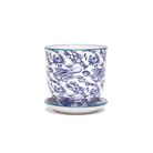 Liberte Porcelain Pot And Saucer Set With Drainage | 3.25 inch - Chive Ceramics Studio - Pots - Chive Ceramics Studio