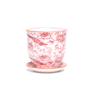 Liberte Porcelain Pot And Saucer Set With Drainage | 3.25 inch - Chive Ceramics Studio - Pots - Chive Ceramics Studio