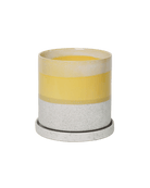 Minute Ceramic Pot And Saucer Set With Drainage | 6, 7, & 8 inch - Chive Ceramics Studio - Pots - Chive Ceramics Studio