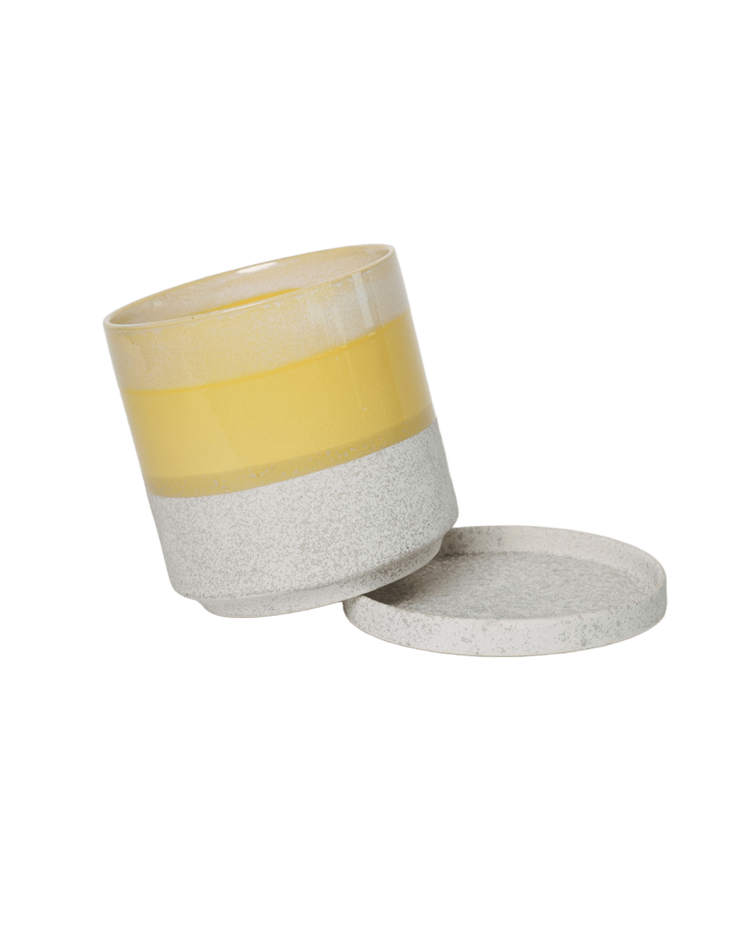 Minute Ceramic Pot And Saucer Set With Drainage | 6, 7, & 8 inch - Chive Ceramics Studio - Pots - Chive Ceramics Studio