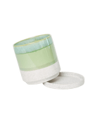 Minute Ceramic Pot And Saucer Set With Drainage | 6, 7, & 8 inch - Chive Ceramics Studio - Pots - Chive Ceramics Studio