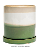 Large Minute Ceramic Pots & Saucer | 6", 7" & 8" Indoor Planter - Chive Ceramics Studio - Pots - Chive Ceramics Studio
