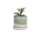 Minute Ceramic Pot And Saucer Set With Drainage | 3 inch - Chive Ceramics Studio - Pots - Chive Ceramics Studio