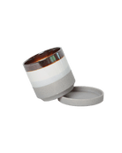 Minute Ceramic Pot And Saucer Set With Drainage | 3 & 5 inches - Chive Ceramics Studio - Pots - Chive Ceramics Studio