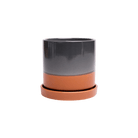 Minute Ceramic 3" Pot And Saucer Set - Chive Ceramics Studio - Pots - Chive Ceramics Studio