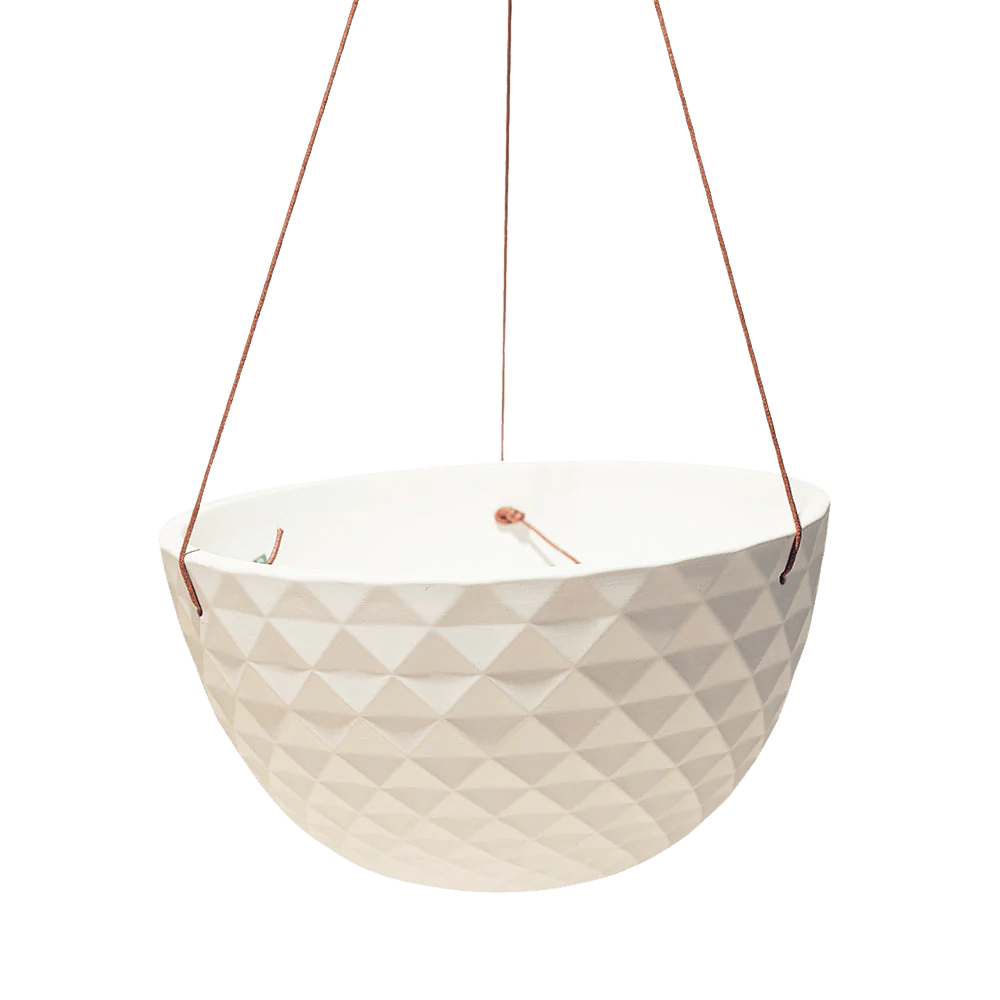 Mofo Porcelain Modern Hanging Planter - Chive Ceramics Studio - Pots - Chive US