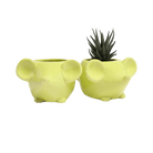 Mouse Ceramic Indoor Plant Pot For Succulents - Chive Ceramics Studio - Pots - Chive US