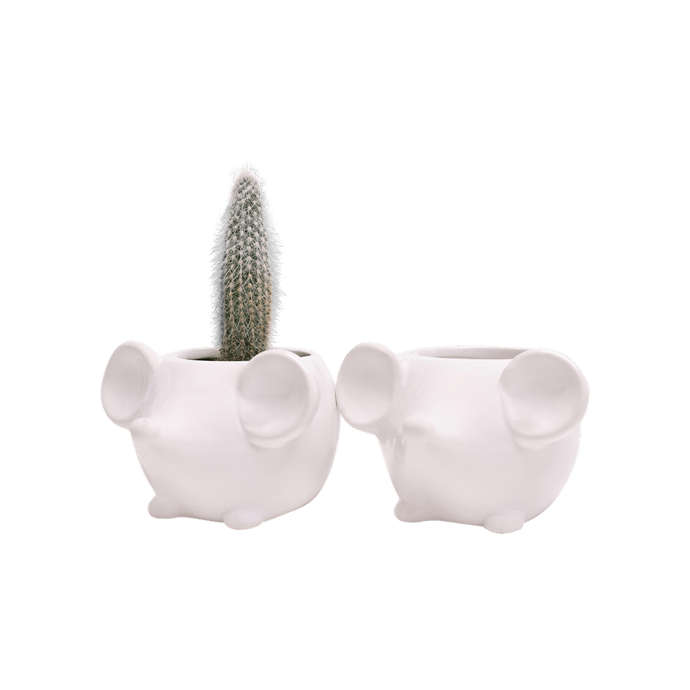 Mouse Ceramic Indoor Plant Pot For Succulents - Chive Ceramics Studio - Pots - Chive US