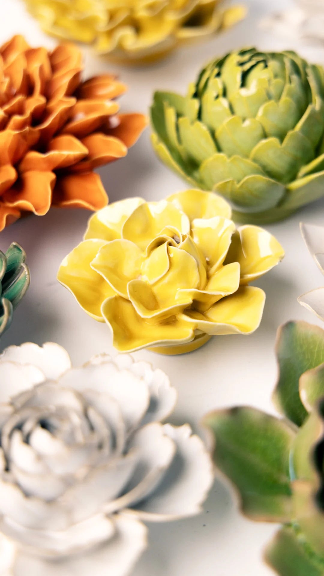 March Birth Flower - Daffodil - Chive Ceramics Studio - Ceramic Flowers - Chive Ceramics Studio