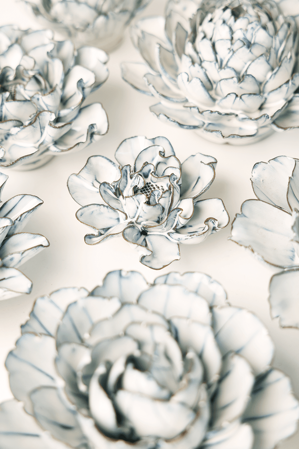 May Birth Flower - Hawthorn - Chive Ceramics Studio - Ceramic Flowers - Chive Ceramics Studio