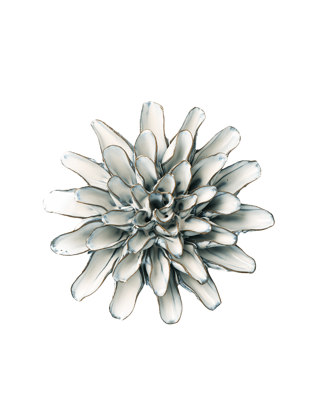 Blue White Lexi Cornflower - Chive Ceramics Studio - Ceramic Flowers - Chive Ceramics Studio