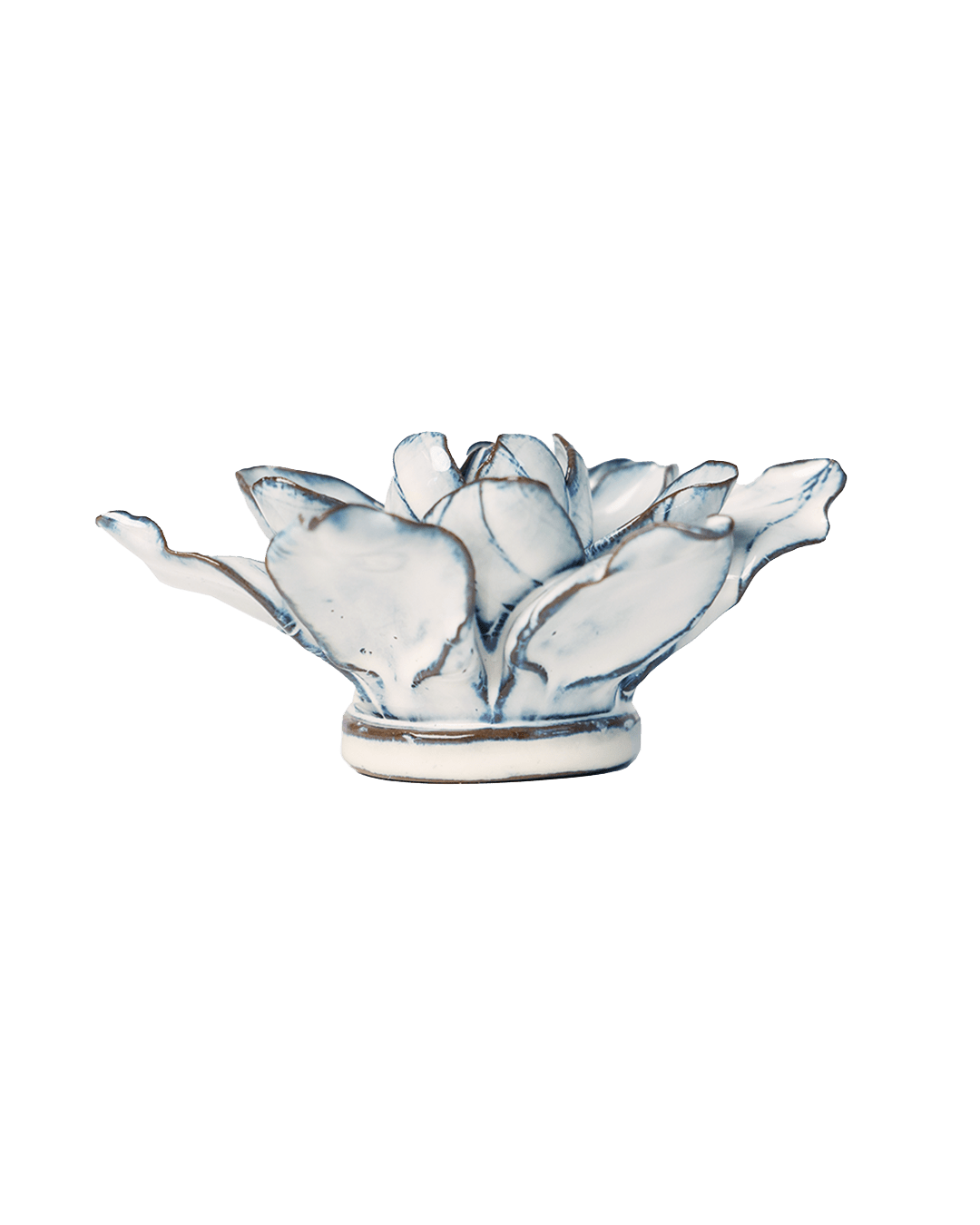 Blue White Columbine - Chive Ceramics Studio - Ceramic Flowers - Chive Ceramics Studio