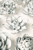 Blue White Columbine - Chive Ceramics Studio - Ceramic Flowers - Chive Ceramics Studio